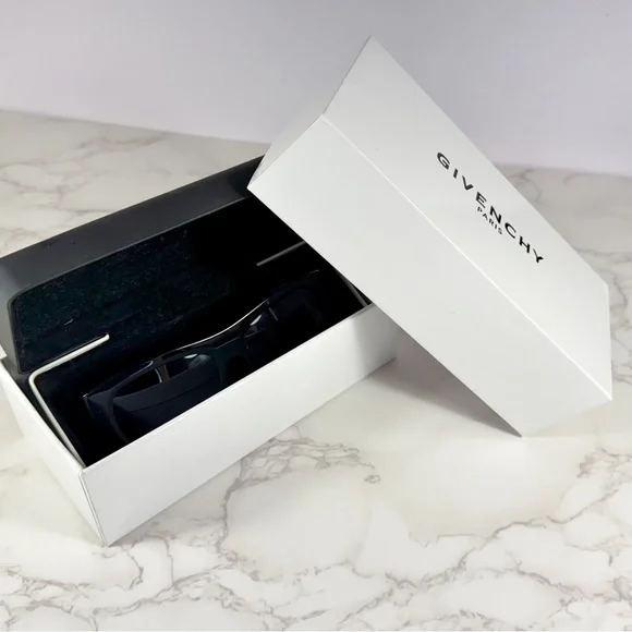 Givenchy Black Acetate Framed Sunglasses - Picture 8 of 9